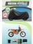 Siyah Arka Çanta Uyumlu Neon Fitilli Ktm 250 Exc-F Uyumlu Motor Brandası 1