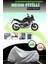 Gri Neon Fitilli Honda Vfr 800 x Crossrunner Uyumlu Motosiklet Brandası 1