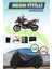 Siyah Neon Fitilli Bmw R 1200 Gs Adventure Uyumlu Motor Brandası 1