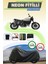 Siyah Neon Fitilli Ducati Scrambler 1100 Pro Uyumlu Motor Brandası 1