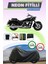 Siyah Neon Fitilli Yamaha Xvs 1300 A Uyumlu Motor Brandası 1