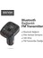Bluetooth Fm Transmitter 5.3 Araç Içi Pd 30W + USB Çıkışlı LED Işıklı 5