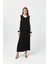 Tunik Süeter Piliseli Etekli Takım Siyah 1