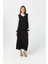 Tunik Süeter Piliseli Etekli Takım Siyah 5