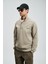 Pamuklu Regular Fit Yarım Fermuarlı Dik Yaka Sweat Erkek Sweat 112030185 3