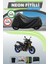 Siyah Arka Çanta Uyumlu Neon Fitilli Yamaha Mt-09 Sp Uyumlu Motor Brandası 1