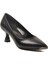 Siyah Ince Kısa Topuklu Kadın Abiye Ayakkabı 357171 Z 4