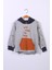 Erkek Çocuk Kapüşonlu Gri Sweatshirt (6-12YAŞ) 5