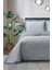 Roma Elyaf Dolgulu Çift Kişilik 240X260 cm Yatak Örtüsü Gri 1