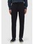 Lacivert Düz Örme Jogging Fit Casual Pantolon 2