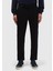 Lacivert Düz Dokuma Regular Fit Casual %100 Pamuk Pantolon 2