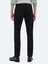 Siyah Slim Fit Denim Pamuk Karışımlı Pantolon 4