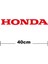 Honda Logo Yazı Sticker Etiket Tek Renk 1