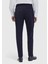 Lacivert Düz Örme Regular Fit Casual Pantolon 5