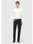 Beyaz Düz Casual Fit Dokuma Casual Gömlek 2