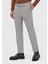 Bej Düz Dokuma Regular Fit Casual Pamuk Karışımlı Pantolon 3