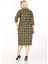 Çift Cepli Desenli Esnek Kışlık Büyük Beden Midi Elbise 45C-2704 5