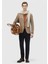 Deve Tüyü Düz Shirt Shoulder Slim Fit %100 Pamuk Ceket 2