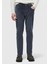 Mavi Fitilli Dokuma Slim Fit Kadife Casual Pamuk Karışımlı Pantolon 2