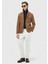 Deve Tüyü Düz Shirt Shoulder Slim Fit Yün Karışımlı Ceket 2