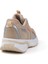 Kadın Bej Sneaker Günlük Ortopedik Spor Ayakkabı 5