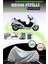 Gri Neon Fitilli Honda Fjs 600 Silverwing Abs Uyumlu Motosiklet Brandası 1