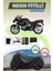 Siyah Neon Fitilli Bmw R 1200 St Uyumlu Motor Brandası 1