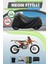 Siyah Arka Çanta Uyumlu Neon Fitilli Ktm 125 Exc Uyumlu Motor Brandası 1