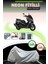Gri Neon Fitilli Yamaha Nmax 125 Uyumlu Motosiklet Brandası 1