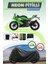 Siyah Neon Fitilli Kawasaki Ninja 250SL Uyumlu Motor Brandası 1