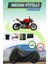 Siyah Neon Fitilli Ducati Streetfighter V2 Uyumlu Motor Brandası 1