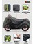 Siyah Neon Fitilli Kadırga KD-250GY Uyumlu Motor Brandası 2