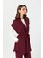 Tunik Yelek Pantolon Takım Bordo 2