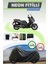 Siyah Neon Fitilli Yamaha X-Max 125 Iron Max Abs Uyumlu Motor Brandası 1