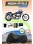 Siyah Neon Fitilli Honda Shadow Spirit 750 Uyumlu Motor Brandası 1