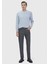 Antrasit Düz Dokuma Slim Fit Casual Pamuk Karışımlı Pantolon 1