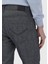 Antrasit Düz Dokuma Slim Fit Casual Pamuk Karışımlı Pantolon 4