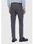 Antrasit Düz Dokuma Slim Fit Casual Pamuk Karışımlı Pantolon 5