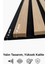 Mdf Ahşap Akustik Duvar Paneli Kalın Keçe 60 x 275 cm (Yeni Meşe) 2