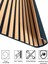 Mdf Ahşap Akustik Duvar Paneli 100 x 275 cm (Kayın) 2