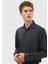 Gri Düz Casual Fit Casual Gömlek 3