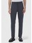 Koyu Gri Düz Örme Jogging Fit Casual Pantolon 2