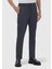 Koyu Gri Düz Örme Jogging Fit Casual Pantolon 3