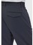 Koyu Gri Düz Örme Jogging Fit Casual Pantolon 5