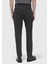 Koyu Gri Düz Örme Regular Fit Casual Pantolon 5