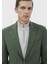 Açık Yeşil Çizgili Zeroweight Slim Fit Pamuk Karışımlı Ceket 4