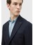 Lacivert Çizgili Zeroweight Slim Fit Yün Karışımlı Ceket 5