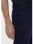 Lacivert Düz Dokuma Jogging Fit Casual Pamuk Karışımlı Pantolon 4