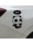 Sevimli Panda Tasarım Su Geçirmez Çıkarılabilir Oto Özel Yeni Sticker 15*8 cm 1