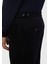 Lacivert Düz Dokuma Regular Fit Casual %100 Pamuk Pantolon 5